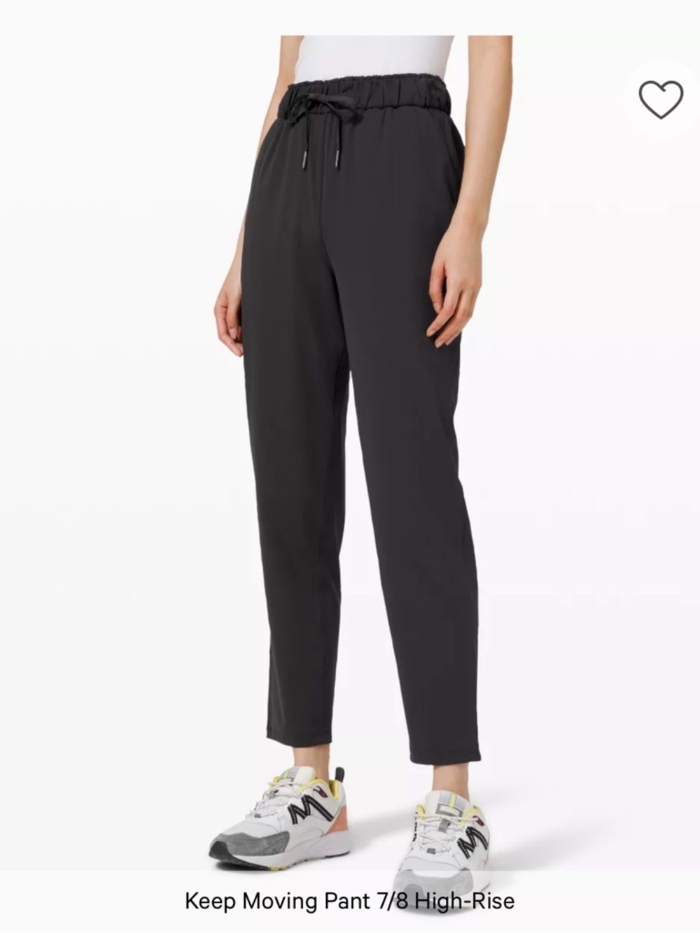 lululemon athletica Keep Moving 7/8 Jogger – Black Size 8
